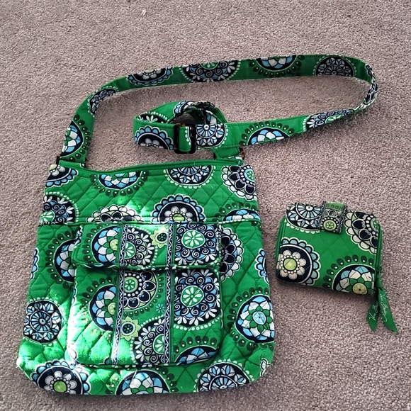 Vera Bradley Handbags - Vera Bradley bundle, shoulder bag & wallet